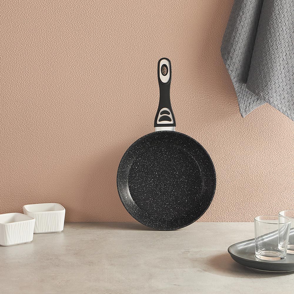 SATOSHI Танто Сковорода литая d24см, антипригарное покрытие Мрамор, индукция, арт.№ 846-386