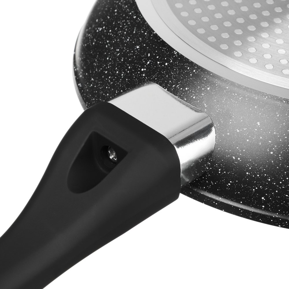 SATOSHI Танто Сковорода литая d24см, антипригарное покрытие Мрамор, индукция, арт.№ 846-386