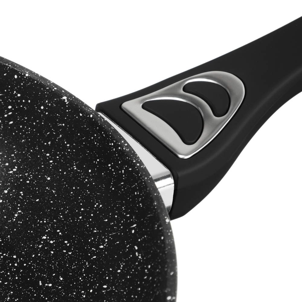 SATOSHI Танто Сковорода литая d28см, антипригарное покрытие Мрамор, индукция, арт.№ 846-388