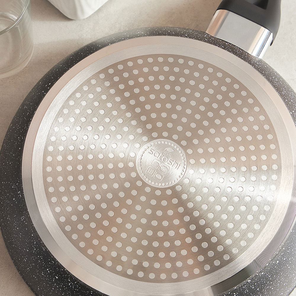 SATOSHI Танто Сковорода литая d28см, антипригарное покрытие Мрамор, индукция, арт.№ 846-388