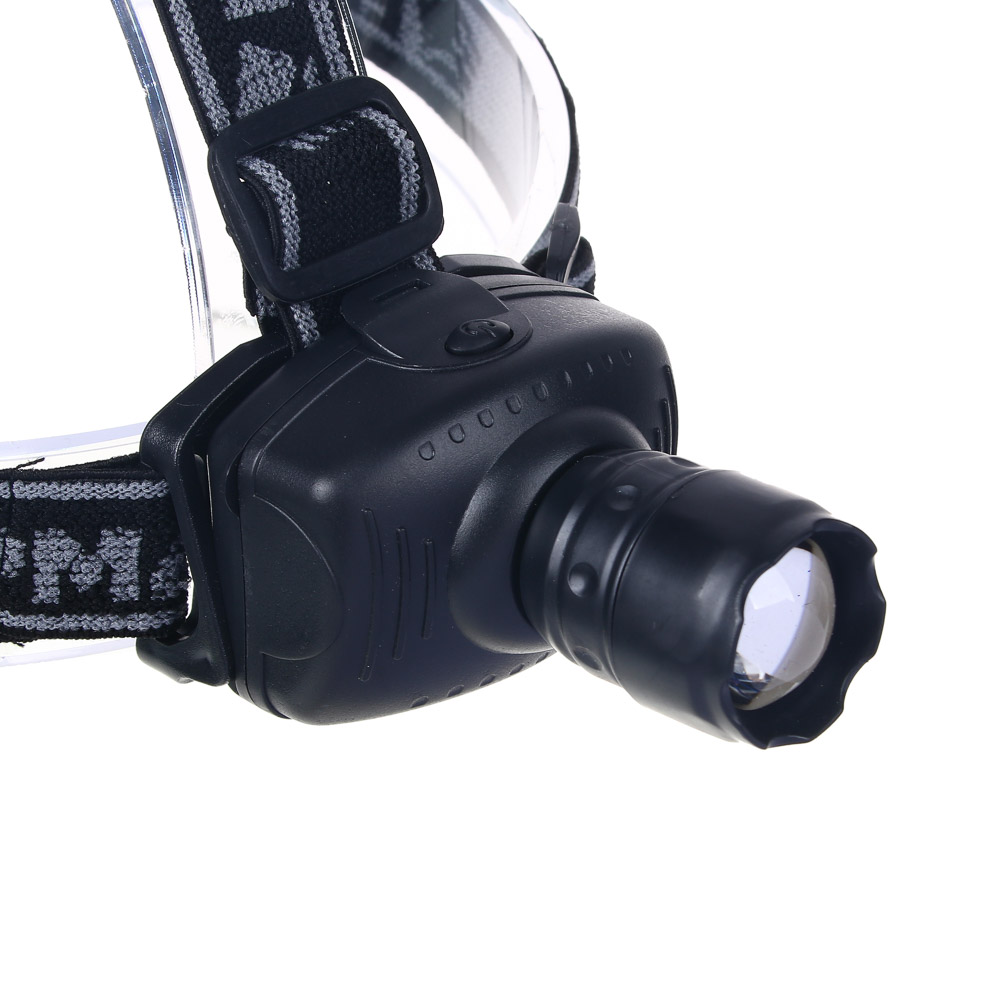 ЕРМАК Фонарь налобный с фокусировкой 3 Вт LED, 3xAAA, 6х5см, арт.№ 198-021