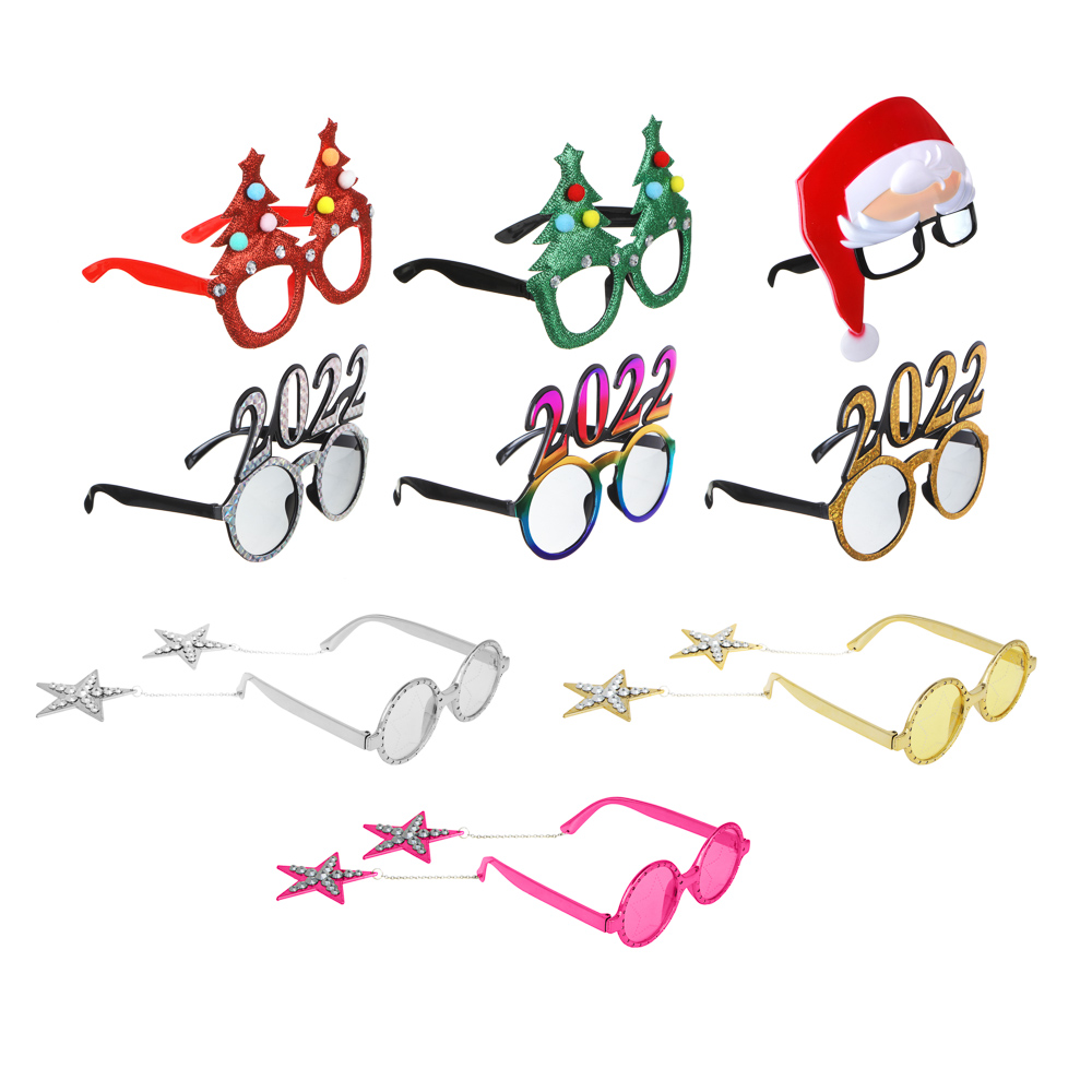 СНОУ БУМ Очки карнавальные, пластик, 4 дизайна, арт.№ 391-219