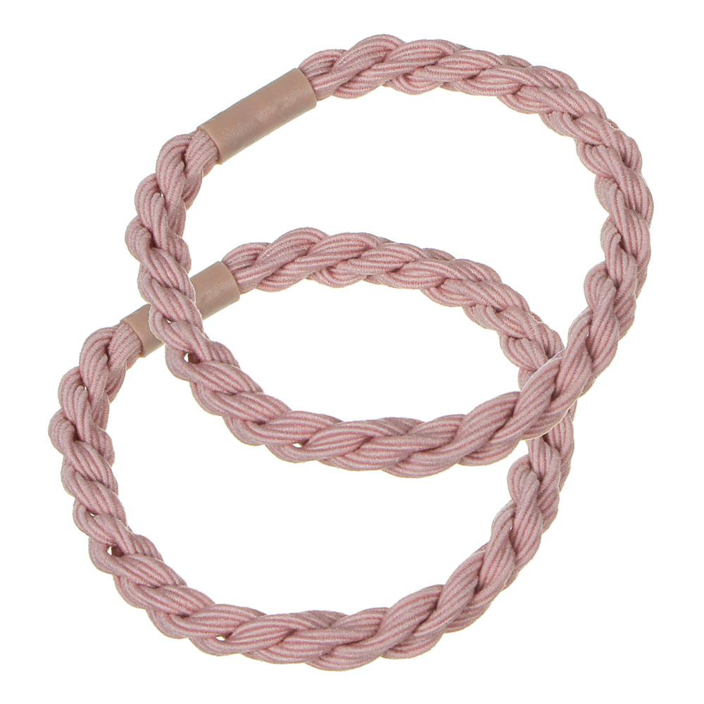 BERIOTTI Набор резинок для волос 2шт, полиэстер, пластик, 4,5см, 6 цветов, РВ-05, арт.№ 322-210