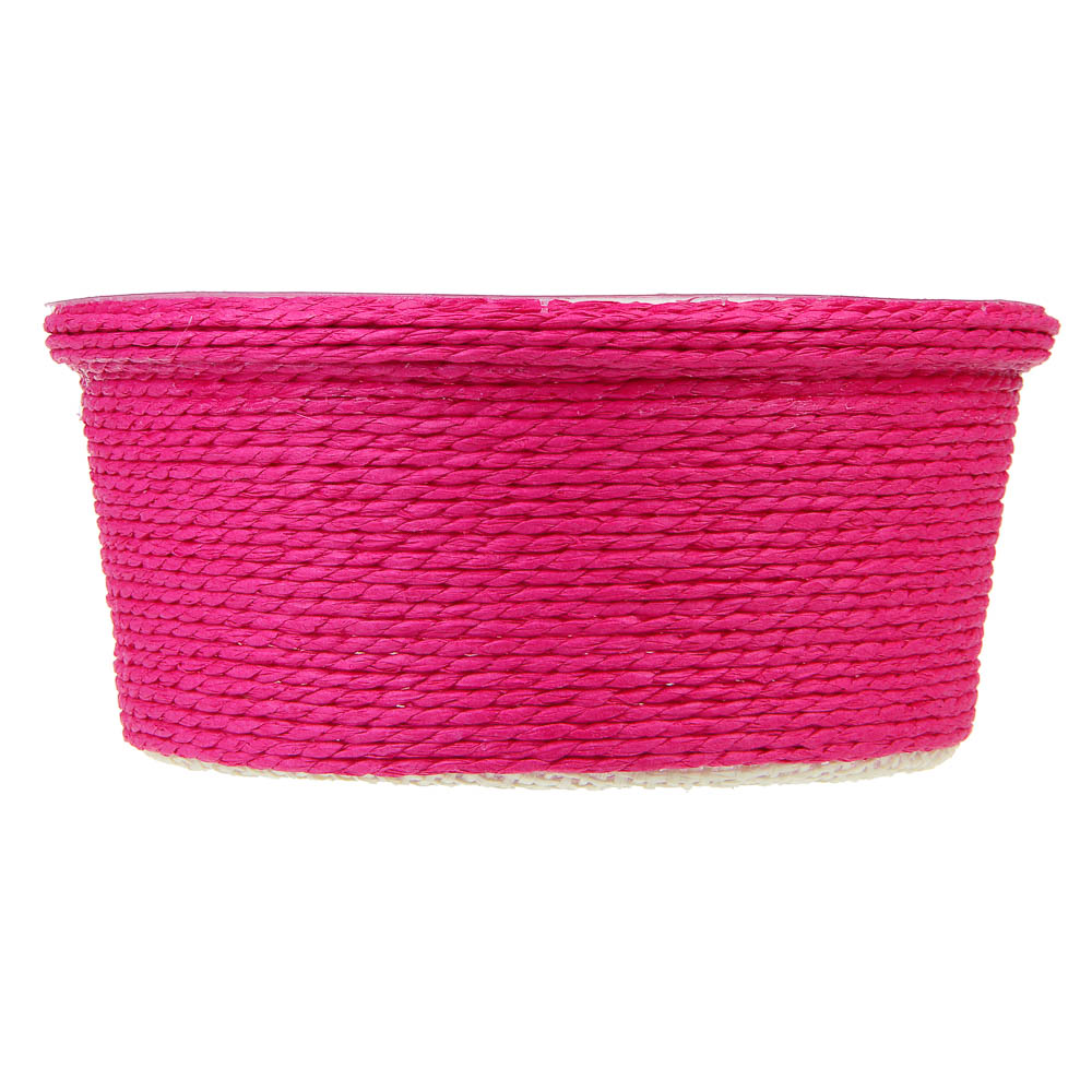 INBLOOM Кашпо плетеное 15х7см, бумажная лоза, ПП, арт.№ 164-373