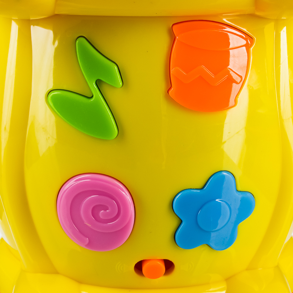 ИГРОЛЕНД Игрушка интерактивная "Барабан", свет, звук, 3хАА, ABS, 17х21х18см, арт.№ 889-073