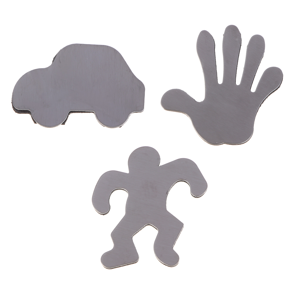 VETTA Магнитики на холодильник, 3шт, нерж. сталь, арт.№ 440-020