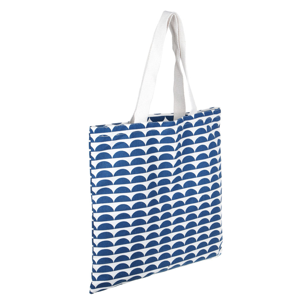 VETTA Сумка-шоппер хозяйственная, 37х41см, до 7кг, 4 дизайна, синий цвет, арт.№ 467-001