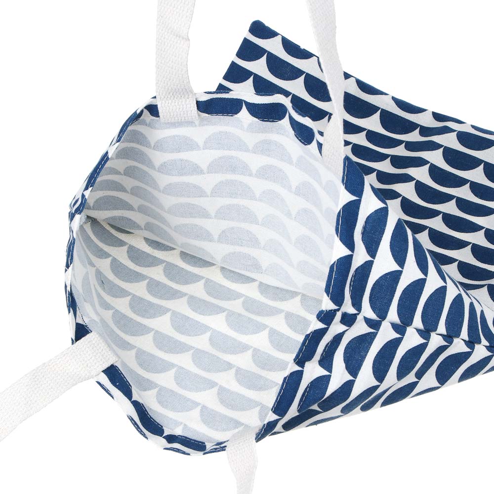 VETTA Сумка-шоппер хозяйственная, 37х41см, до 7кг, 4 дизайна, синий цвет, арт.№ 467-001