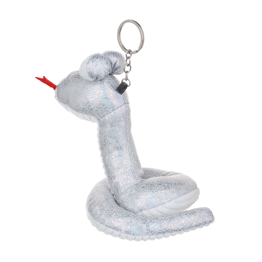 СНОУ БУМ Сувенир мягкий змейка, полиэстер, высота 14см, 3 дизайна, арт.№ 394-018