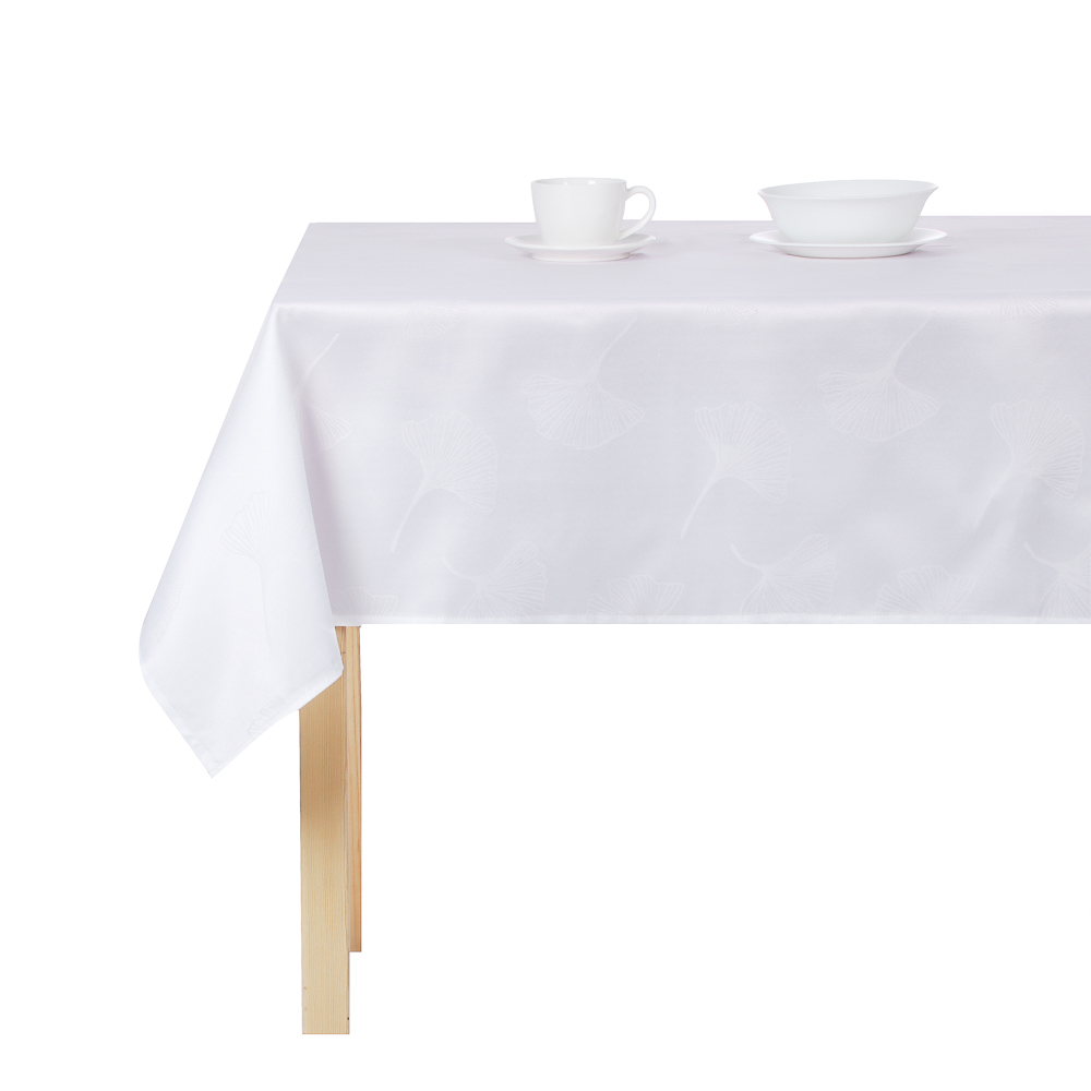 PROVANCE Мятный Латте Скатерть текстильная жаккард с водоотталк.пропиткой, 140х180см, ПЭ, 3 цвета, арт.№ 488-048