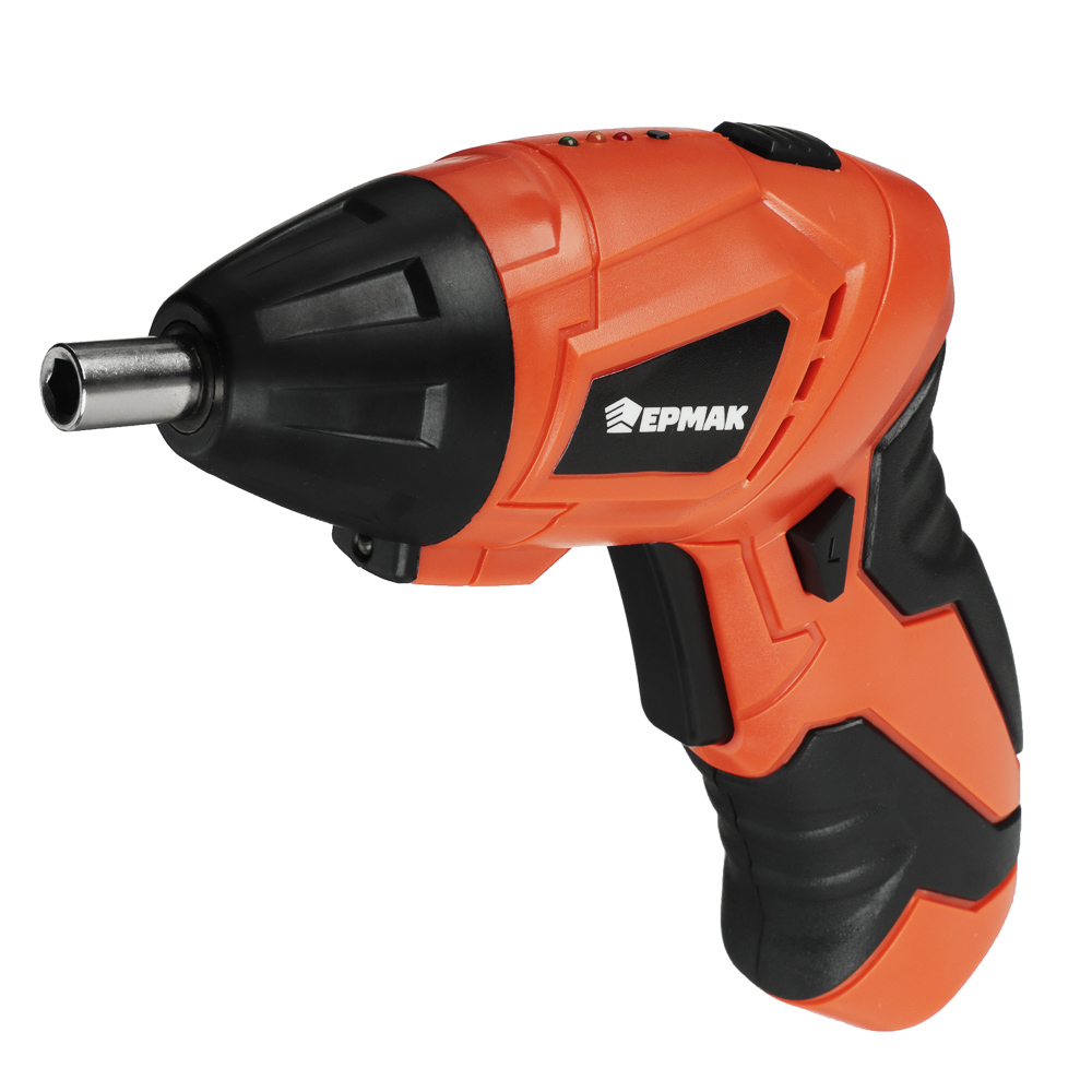 ЕРМАК Отвертка аккум. ОА-48C, 4,8 В, Ni-Cd, 0,6 Ач, 2 Нм,200 об/мин,LED подсветка. пов. рук,блистер, арт.№ 646-192