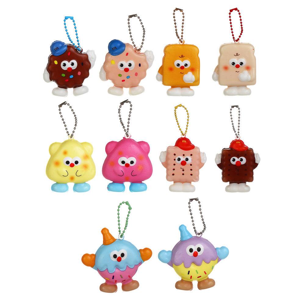 ИГРОЛЕНД Игрушка антистресс, "Сквиш сладости", PU, металл, 7, арт.№ 295-274