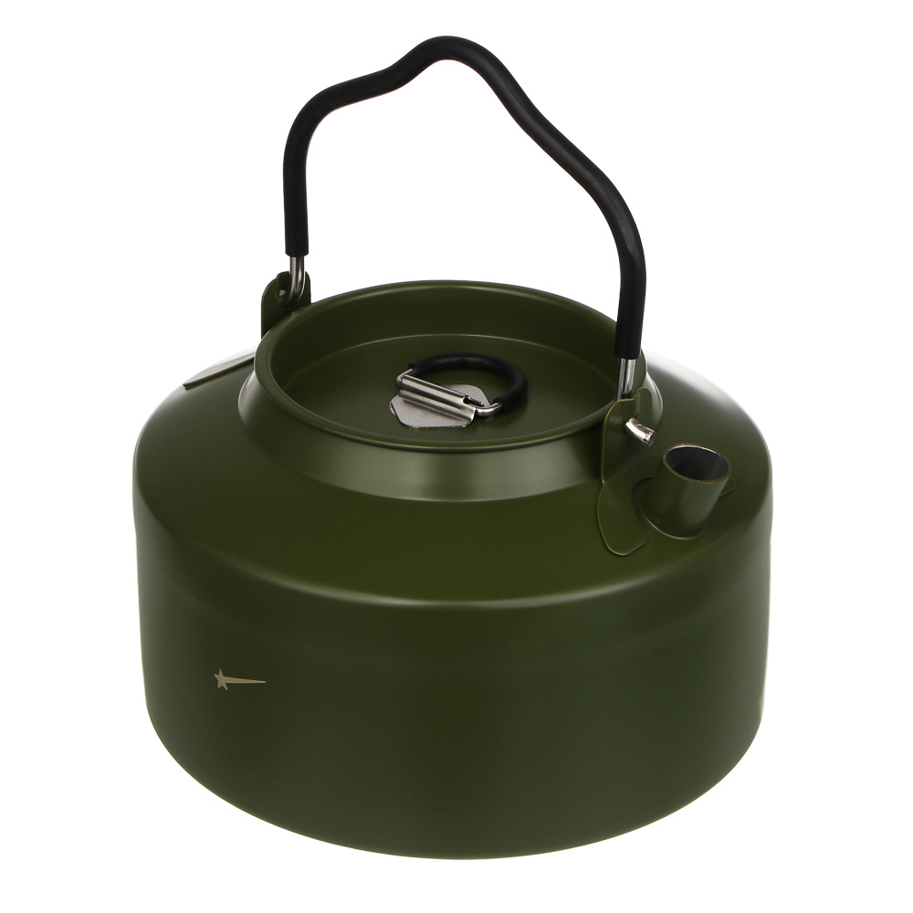 Чайник тм BY Русские Супергерои Хаки 1,1л, 15х8 см, арт.№ 123-071