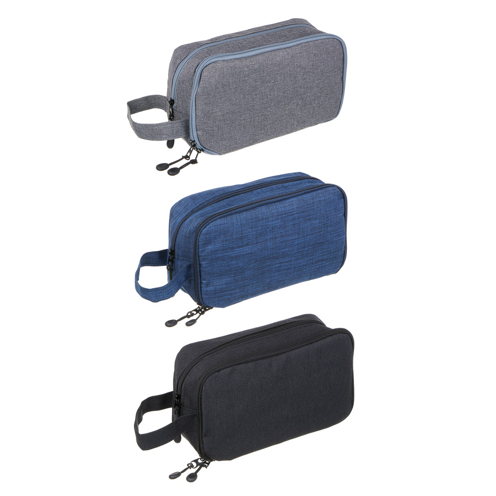 ЮL Несессер, полиэстер, 23х13х9см, 3 цвета, МН2023-3, арт.№ 327-314