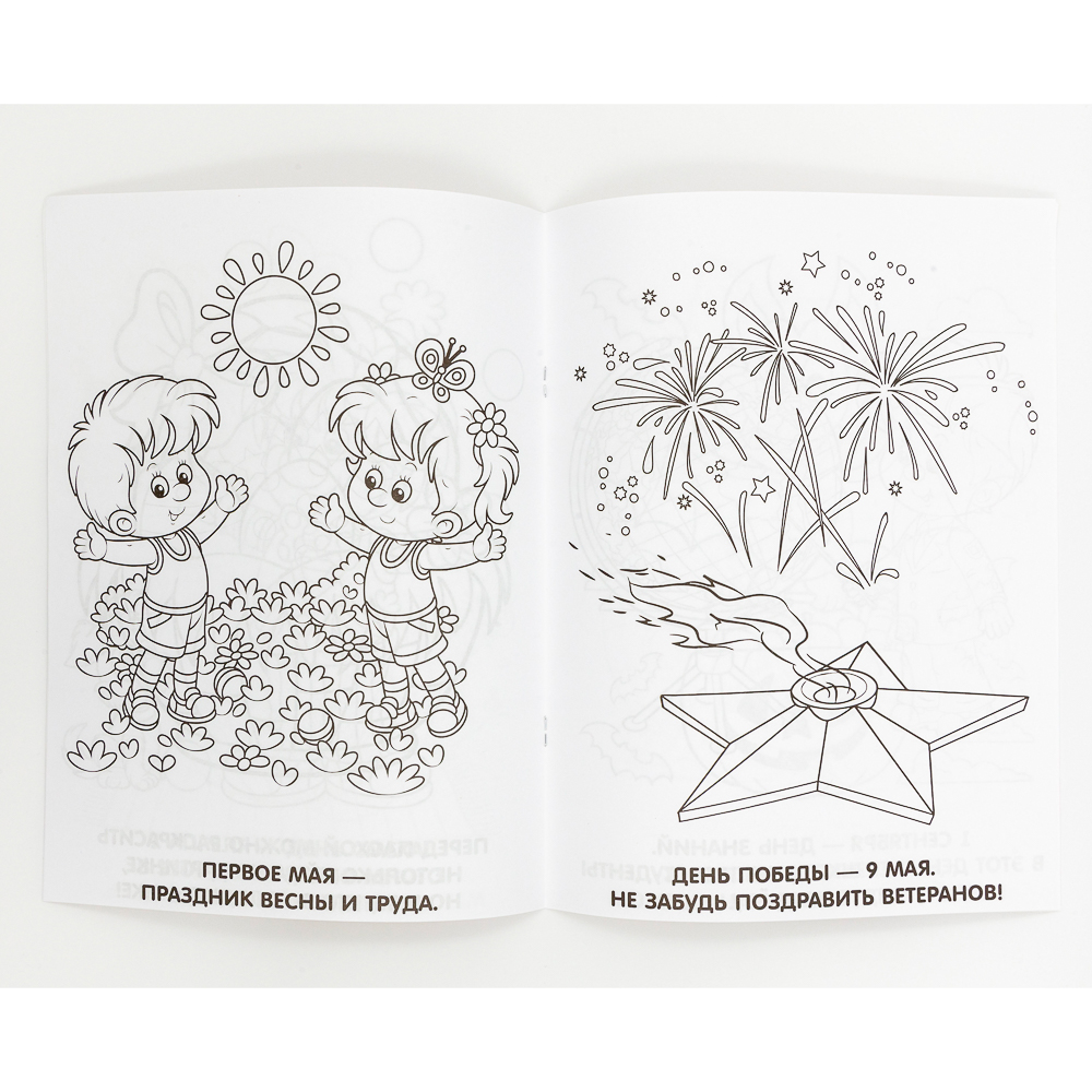 УИД Раскраска "Моя первая раскраска", бумага, 21,5х29см, 16стр., 5 дизайнов, арт.№ 290-237