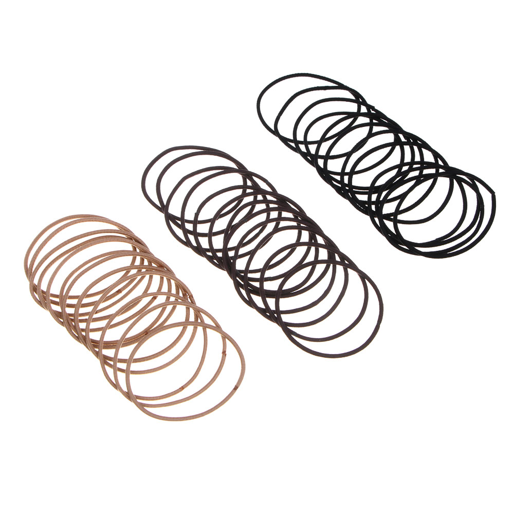 ЮНИLOOK Резинки для волос 12шт, d5см, полиэстер, 3 цвета, арт.№ 322-298