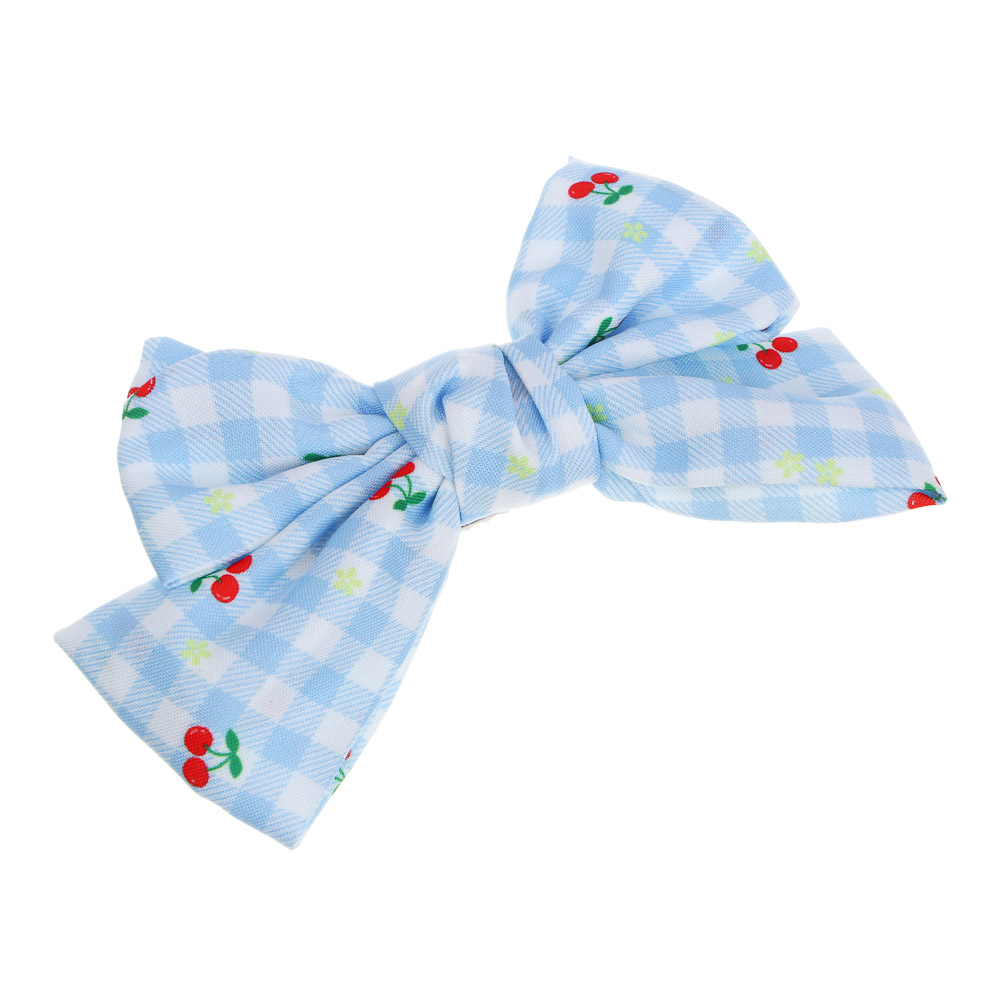 ЮНИLOOK Зажим для волос детский, полиэстер, металл, 13см, 6 цветов, арт.1, арт.№ 321-386