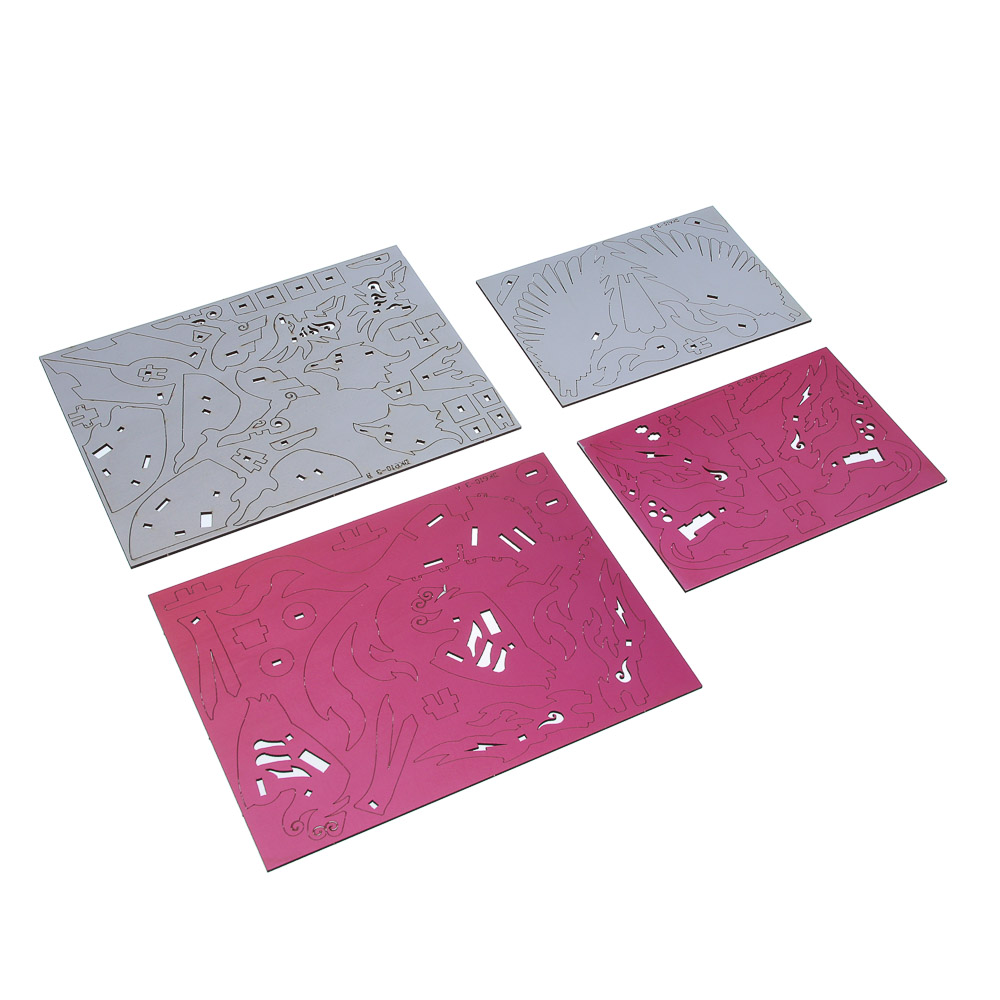 Конструктор голографический "Сказочные персонажи", дерево, 16х5х21 см, 6 видов, арт.№ 287-463