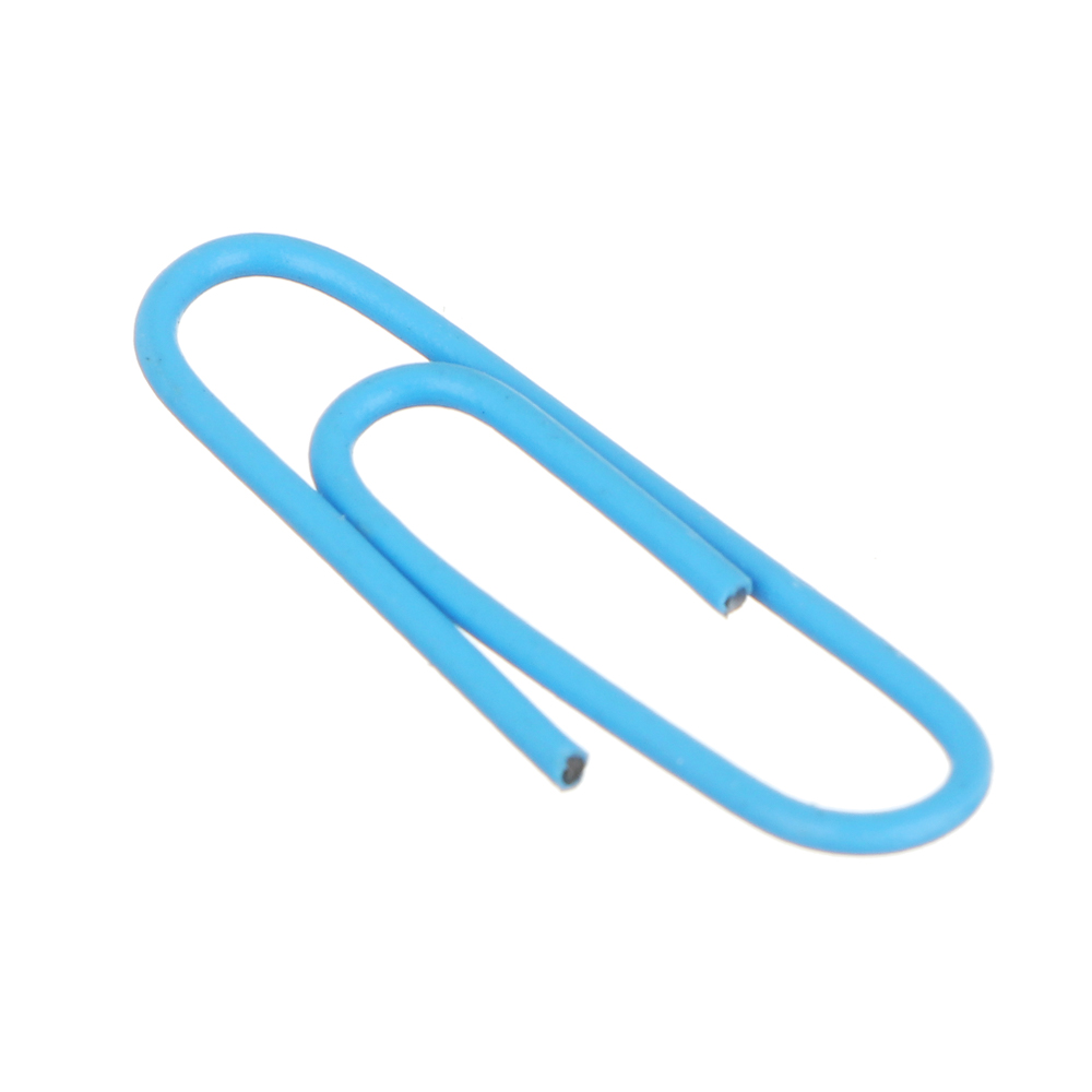 Скрепки металлические ClipStudio цветные 28мм, 70 штук в картонной коробке, арт.№ 588-013