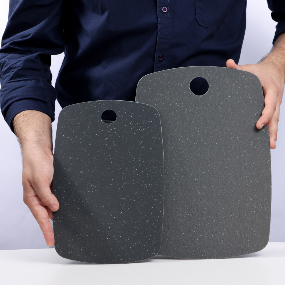 SATOSHI Набор досок разделочных гибких 2шт "Мрамор" 35х25см, 30х20см, пластик, арт.№ 852-123