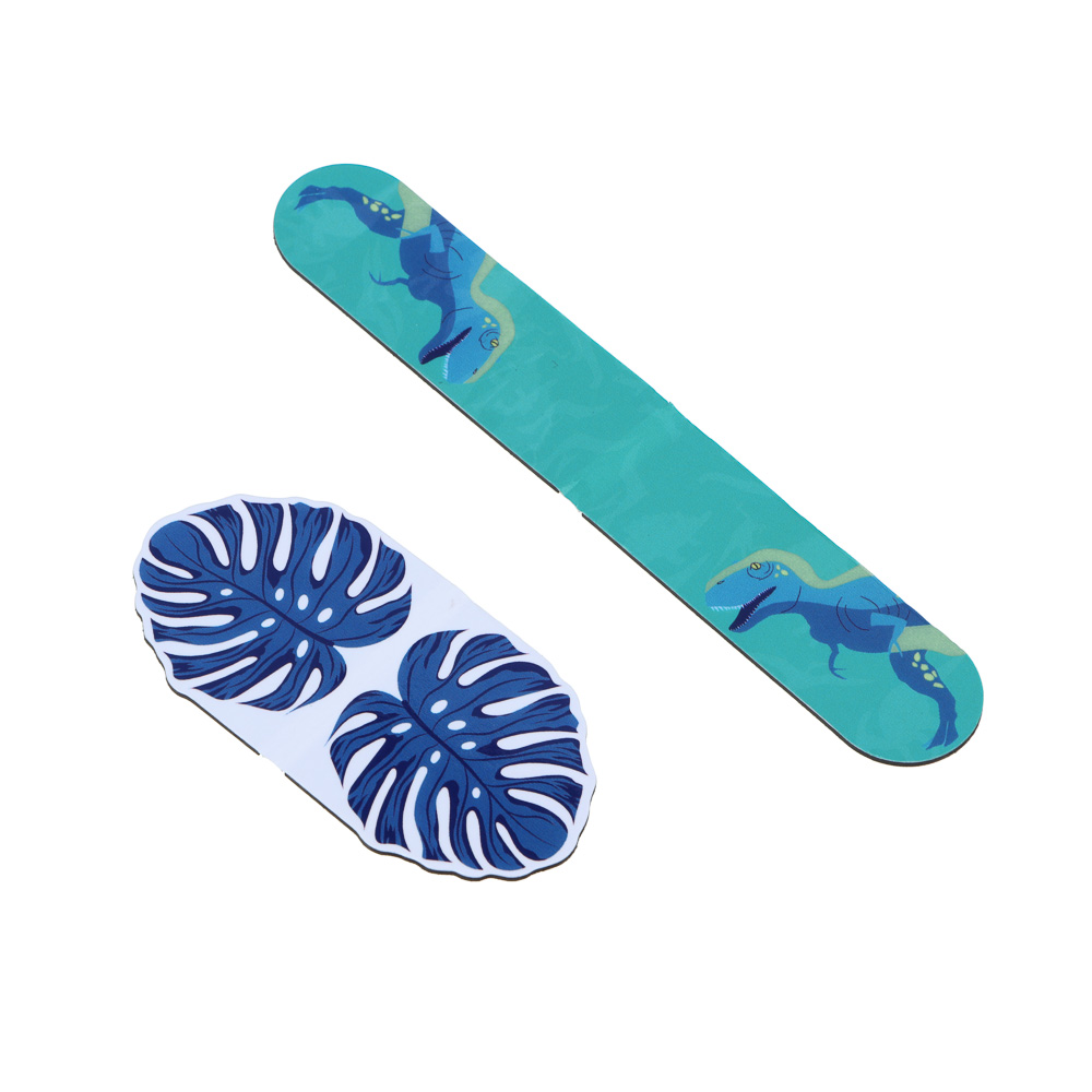 ЯЩЕРЫ Закладки магнитные фигурные, 2 штуки, на картонной подложке, 15,5х6,2см, арт.№ 524-228