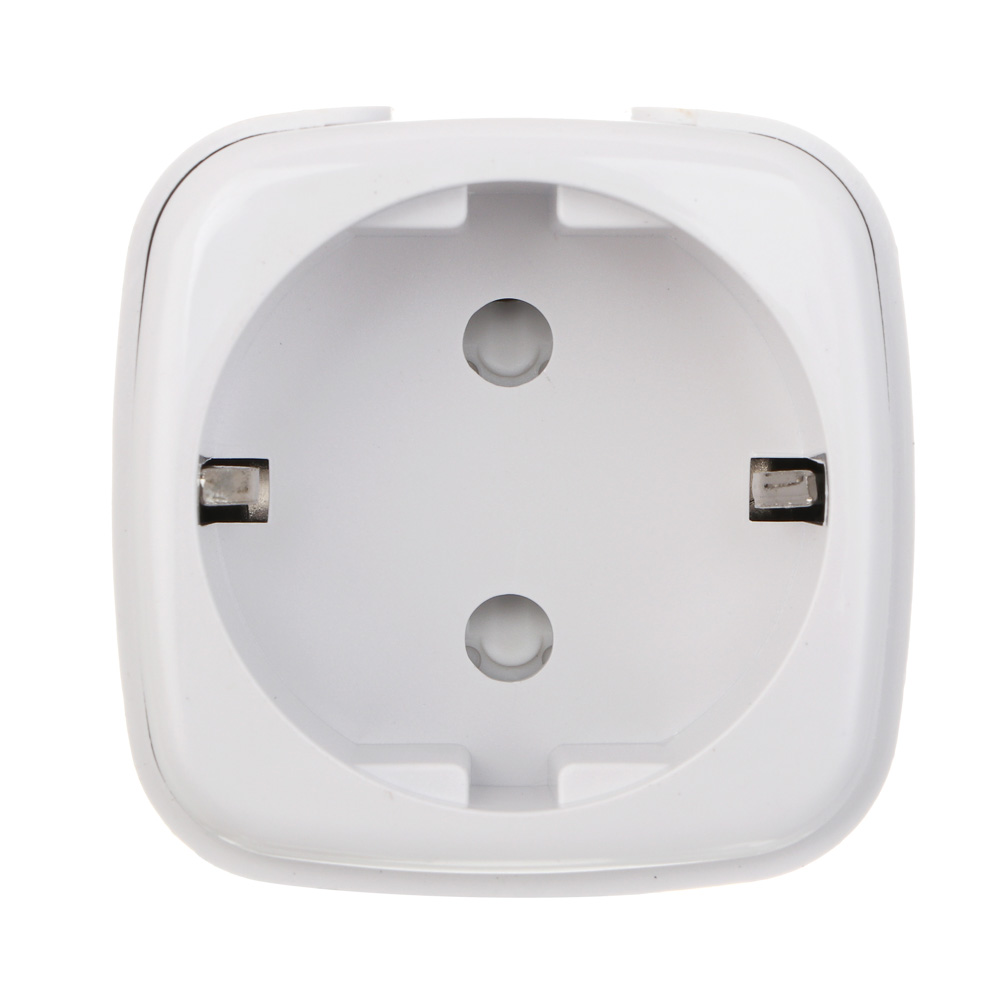 Сетевая розетка Smart BY, Tuya, Алиса Wi-Fi, 10 А, 110-220 В, 50/60 Гц, белый, арт.№ 907-179