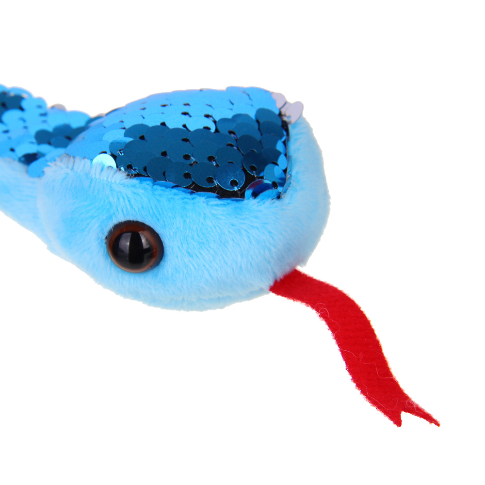 СНОУ БУМ Кляк-браслет с мягкой игрушкой, пластик, полиэстер, длина 24 см, 3 цвета, арт.№ 343-011