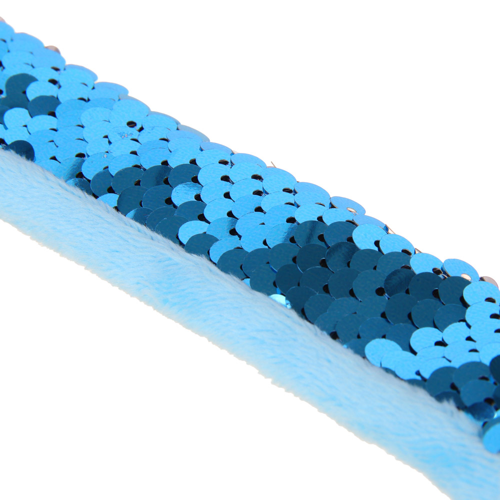 СНОУ БУМ Кляк-браслет с мягкой игрушкой, пластик, полиэстер, длина 24 см, 3 цвета, арт.№ 343-011