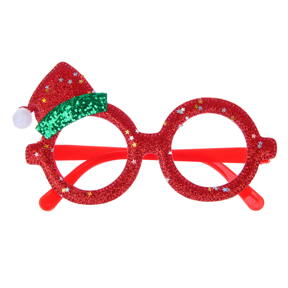 СНОУ БУМ Очки новогодние, полипропилен, фетр, 8х14 см, 2 дизайна, арт.2025-15, арт.№ 391-004