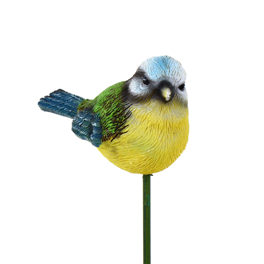 INBLOOM Декор садовый на стержне Птицы 40см 4 дизайна, полирезина/металл, арт.№ 153-162