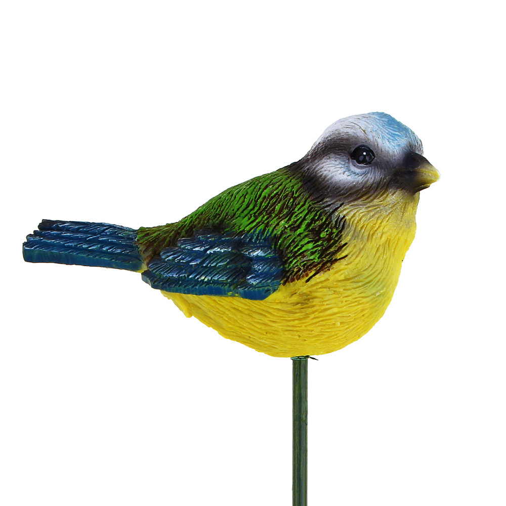 INBLOOM Декор садовый на стержне Птицы 40см 4 дизайна, полирезина/металл, арт.№ 153-162