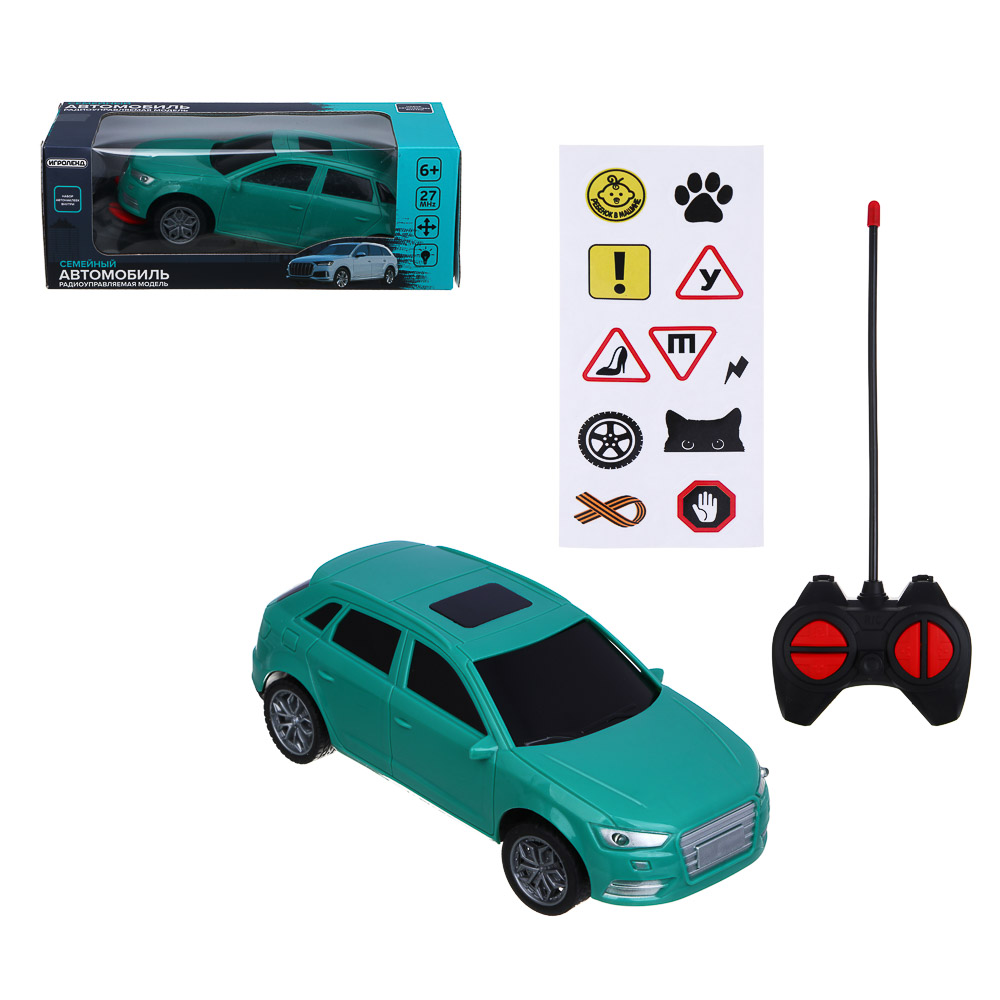 ИГРОЛЕНД Машина на радиоуправлении спортивная, 5xАА, ABS, 24,5х10х7см, арт.№ 293-030