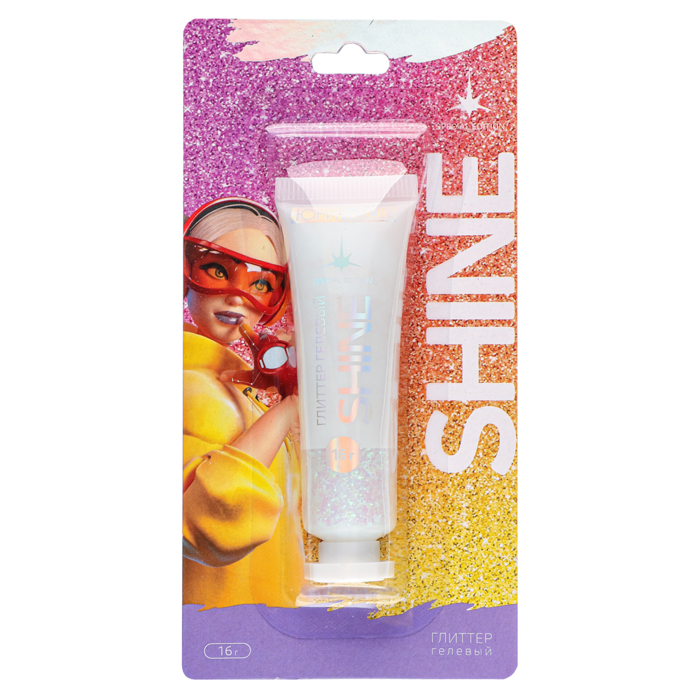 ЮНИLOOK Шайн Глиттер гелевый, 16г, 3 цвета, арт.№ 330-497