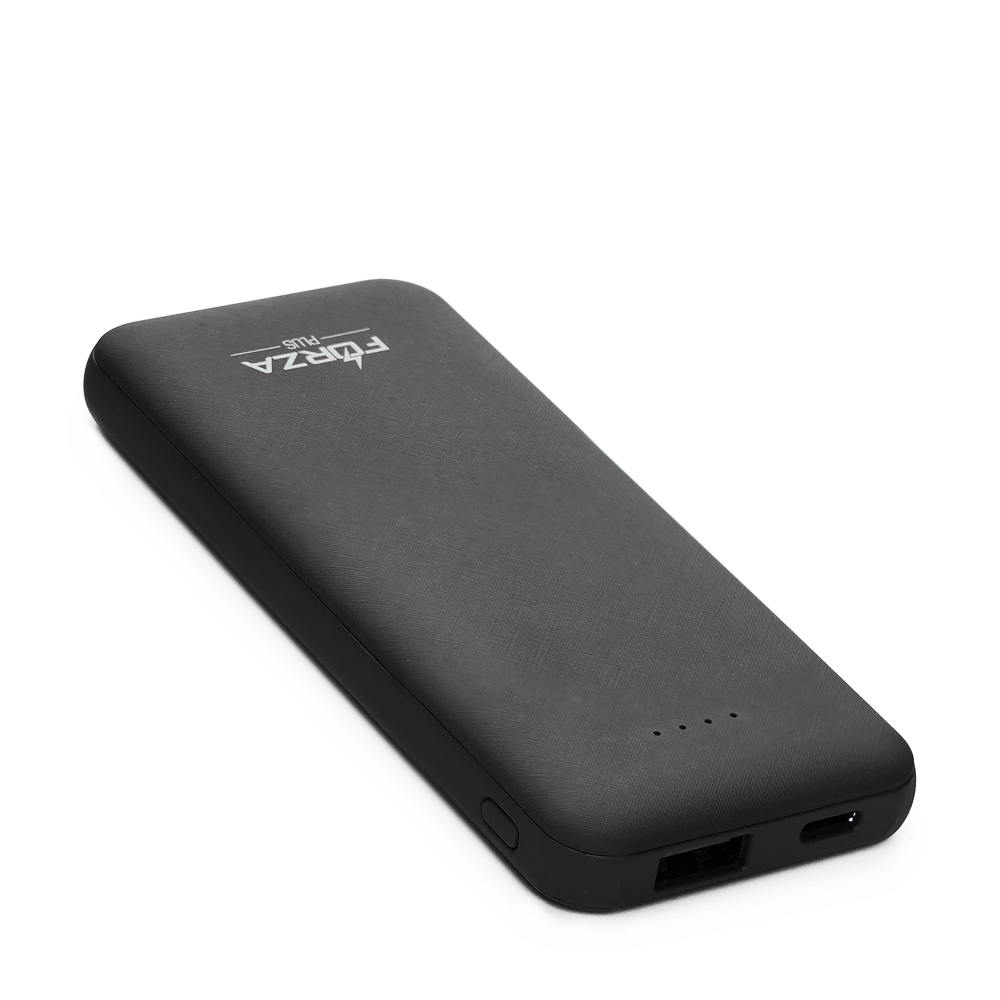 FORZA КИРЯ Аккумулятор мобильный, 4000 мАч, USB, 2А, прорезиненное покрытие, пластик, 4 цвета, арт.№ 916-392