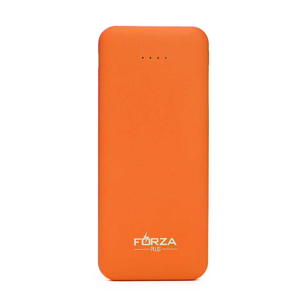 FORZA КИРЯ Аккумулятор мобильный, 4000 мАч, USB, 2А, прорезиненное покрытие, пластик, 4 цвета, арт.№ 916-392