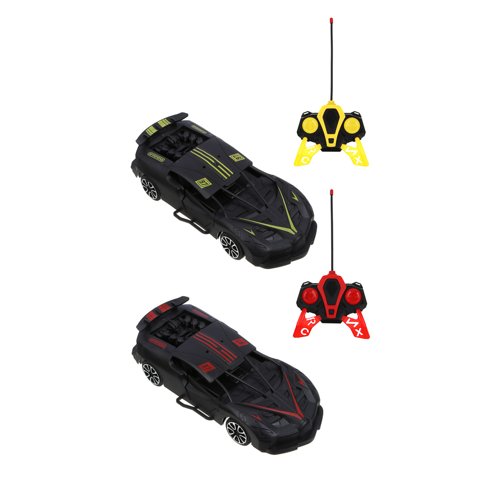 ИГРОЛЕНД Машина на радиоуправлении "Суперкар", 5xАА, PP, 27х22х6,6см, 3 дизайна, арт.№ 293-014