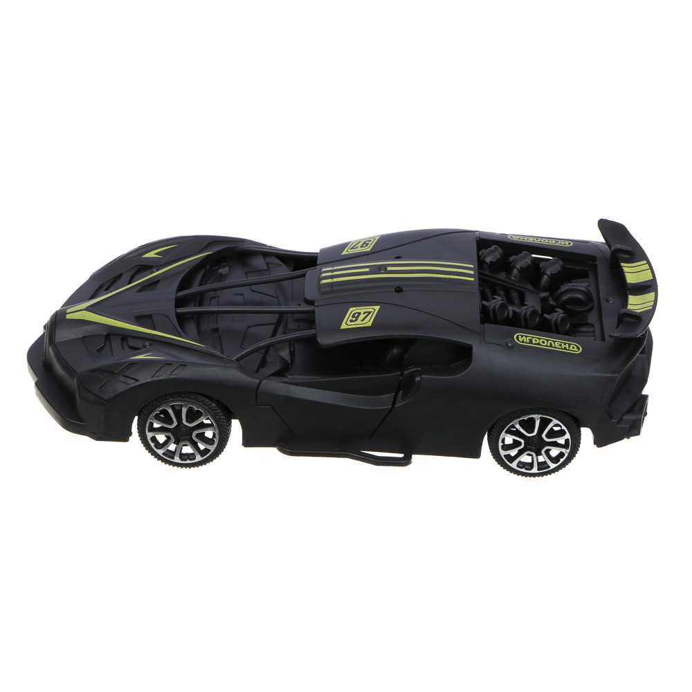 ИГРОЛЕНД Машина на радиоуправлении "Суперкар", 5xАА, PP, 27х22х6,6см, 3 дизайна, арт.№ 293-014