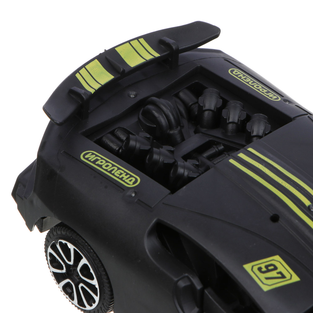 ИГРОЛЕНД Машина на радиоуправлении "Суперкар", 5xАА, PP, 27х22х6,6см, 3 дизайна, арт.№ 293-014