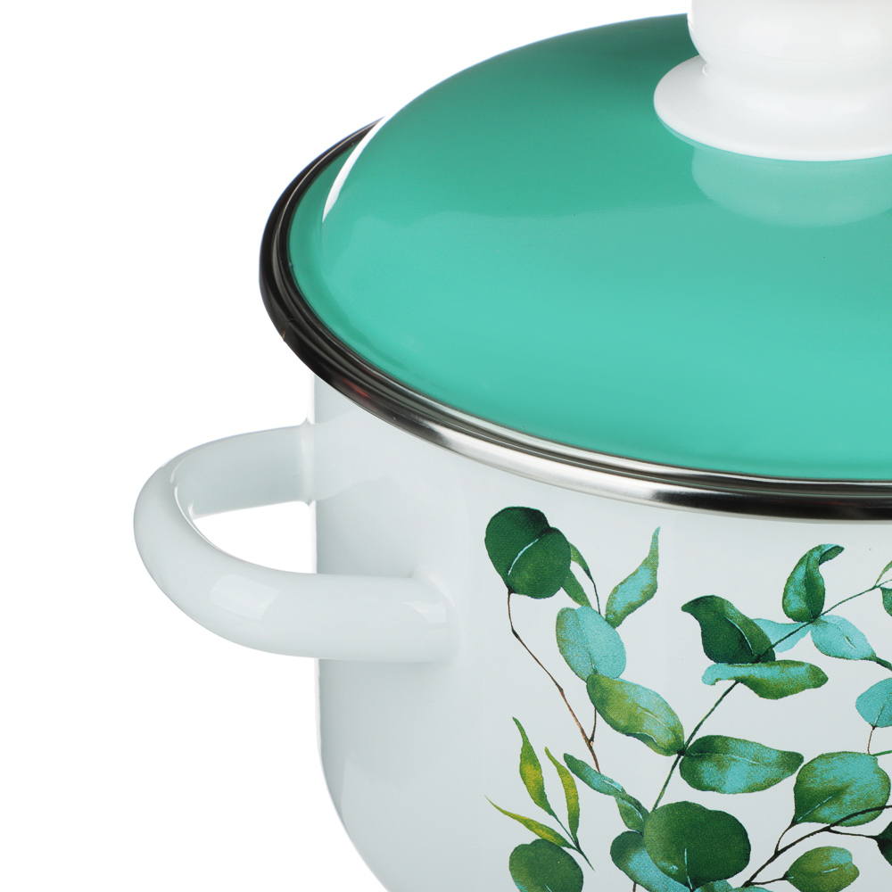 VETTA Эвкалипт Кастрюля эмалированная 4 л, арт.№ 894-506