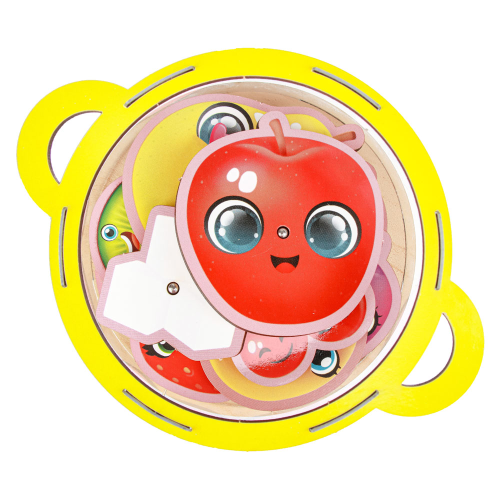 BY Развивающая игра "Магнитная рыбалка", дерево, 12х9,5х6см, 2 дизайна, арт.№ 262-449