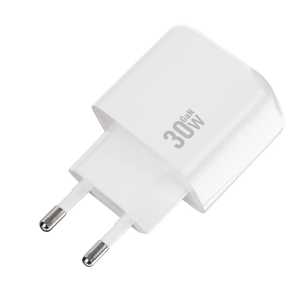 Сетевое зарядное устройство hoco. модель CS55A, USB+C 30W, цвет: белый, арт.№ 916-271