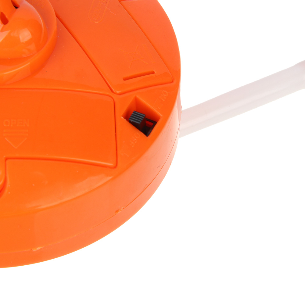 ИГРОЛЕНД Рыжий Волчок музыкальный светящийся, 6,6x6,8x11,3 см, 3xАА, ABS, арт.№ 295-241