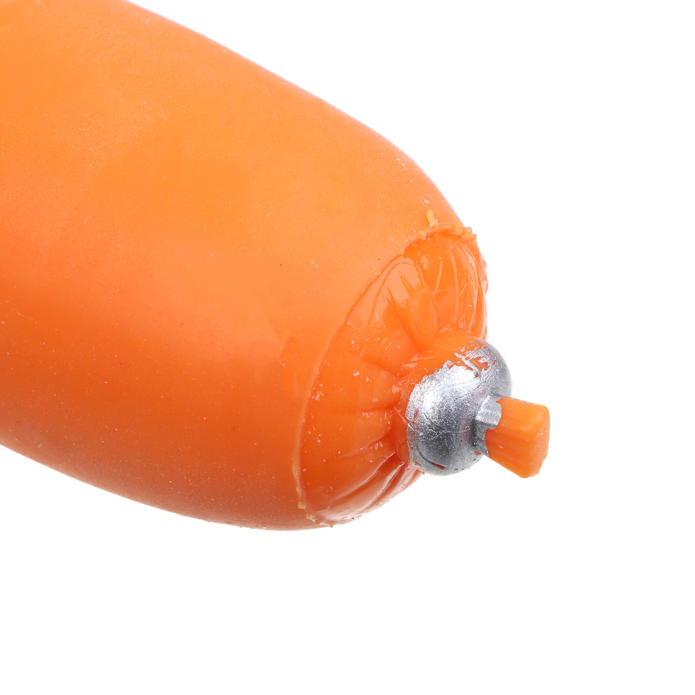 ИГРОЛЕНД Рыжий Сквиш-тянучка "Сосиска", TPR, 14x3,5см, 3 цвета, арт.№ 295-242