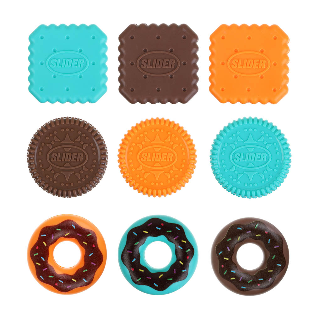 ИГРОЛЕНД Рыжий Игрушка-антистресс "Магнитная печенька", магнит, ПВХ, 8х12 см, 6 дизайнов, арт.№ 295-243