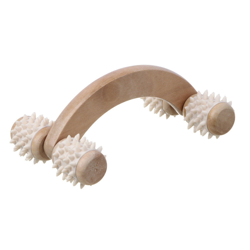 SILAPRO Max Массажный роллер, 16.5х6х9см, дерево, PVC, арт.№ 192-108