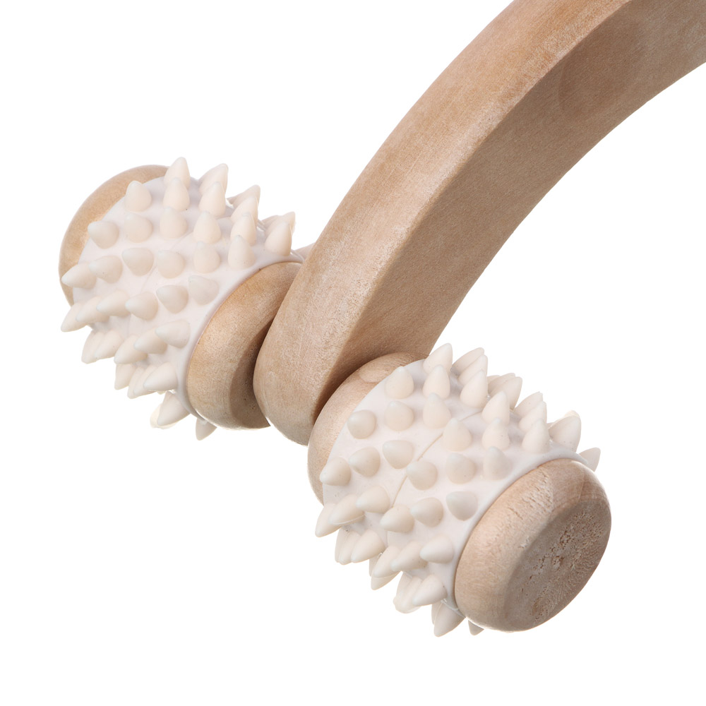 SILAPRO Max Массажный роллер, 16.5х6х9см, дерево, PVC, арт.№ 192-108