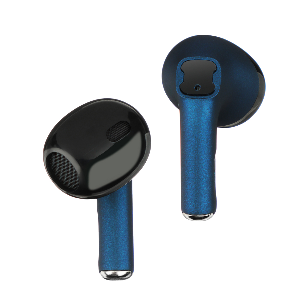 BY Наушники беспроводные TWS Герои ПЕРЕСВЕТ вкладыши, металл., черно-синий, BT5.3, 30/300 mAh., арт.№ 410-259