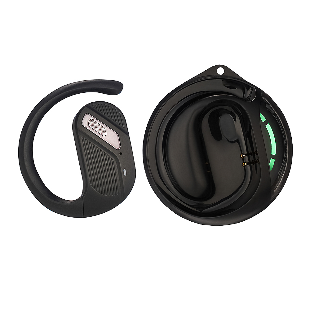 BY Наушники беспроводные OWS Герои КОНЁК с возд. проводимостью, пластик, чёрный, BT5.3, 50/500 mAh., арт.№ 410-261