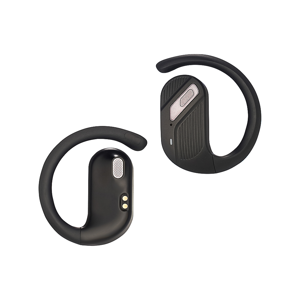 BY Наушники беспроводные OWS Герои КОНЁК с возд. проводимостью, пластик, чёрный, BT5.3, 50/500 mAh., арт.№ 410-261