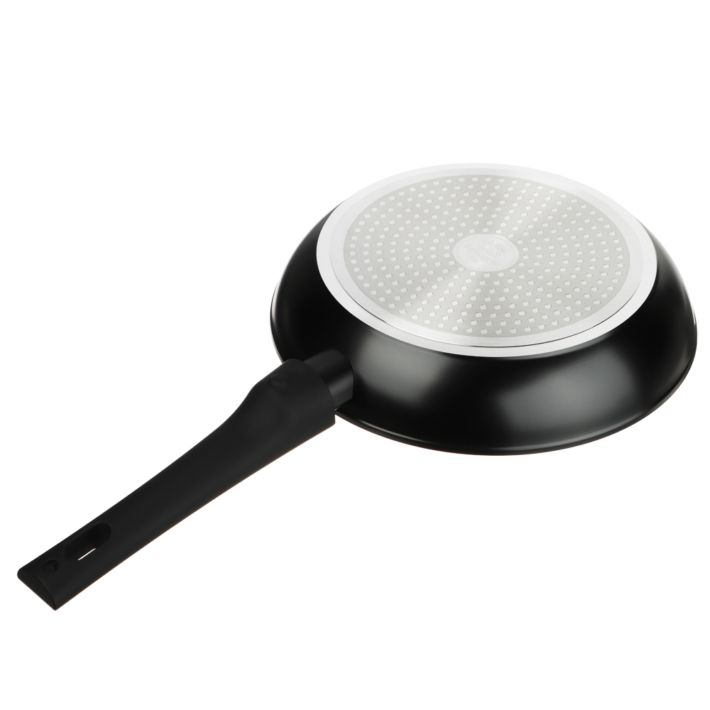 Набор посуды 19 предметов SATOSHI Оникс, кастрюли 20 см, 24 см, 28 см (2,3 л, 3,8 л, 5,7 л), ковш 16 см (1,3 л), сковорода 24 см, 28 см, индукция, арт.№ 846-749